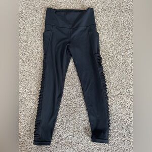Athleta Black 7/8 PowerVita Leggings